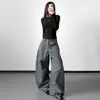 Pantalones de Trabajo Retro Americanos Nuevos Primavera 2026 para Mujer, de Cintura Alta, Holgados, Pierna Recta, Caídos, Pantalones Casuales de Pierna Ancha