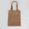Bolso de Hombro Nuevo de Lona Coreano Color Sólido DIY Literario Bolso de Hombro Gran Capacidad Bolso de Mano Simple para Mujer
