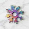 Llave Multifuncional, Llave Hexagonal de Acero de Alto Carbono, Herramienta Eléctrica, Mini Llave Portátil de Copo de Nieve, Herramienta Octagonal