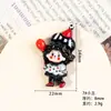 Piezas accesorias de resina: linda caricatura de niña pequeña, payaso, globo, pegamento de crema DIY, imanes para refrigerador, accesorios para fundas de teléfono