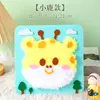 Bolso Divertido de Costura y Perforado para Niños Dibujo Bordado con Lana de Dibujos Animados Paquete de Materiales Hechos a Mano DIY Juguete Regalo