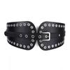 Faja Ancha Negra para Mujer Nuevo Cinturón Decorativo Ojo de Aire con Vestido, Camisa, Abrigo, Cinturón Ceñidor de Cintura