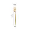 Vajilla de acero inoxidable mate 304 de Amazon, cuchillo, tenedor y cuchara adecuados para cuchillos, tenedores y cucharas de carne occidentales, cucharas de postre, cucharas de hielo.