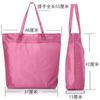 Bolsa de tecido Oxford personalizada criativa grande capacidade boca plana tridimensional impermeável padrão impressão colorida compras presente sacola atacado