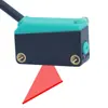 Sensor Fotoeléctrico con Fondo de Reflexión Difusa Cuadrado, Sensor Láser con Distancia Ajustable y Sensor de Iluminación de Punto Pequeño