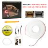 Luz de Maletero de Coche con Luz Ambiental, Iluminación de la Caja Trasera, Luz de Bienvenida de Flujo de Agua, Suministros de Decoración Interior, Accesorios de Modificación