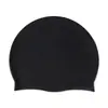 Gorro de natación de silicona de 55g gorro de natación grueso para adultos deportes de vadeo al aire libre equipo impermeable los fabricantes pueden pedir logo