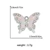 Pingentes Coloridos de Borboleta e Libélula Transfronteiriços DIY Corrente de Celular Pingente de Colar Acessórios para Chaveiro Estilo Étnico Enfeites de Corda