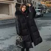 Liquidación Especial Bienestar Chaqueta Larga de Plumas Estilo Coreano Alta Calidad Pluma de Pato Blanca Chaqueta de Plumas Buena Calidad