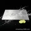 Tabla de cortar de acero inoxidable para uso doméstico, adecuada para amasar y hornear, tabla de cortar de cocina grande y engrosada con lados plegables