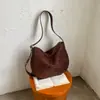 Bolso de Felpa Gamuza Mate Color Sólido para Mujer 2026 Otoño/Invierno Nuevo Bolso de Hombro Simple Retro Bolso Cruzado Casual para Viaje