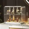 Prateleira de Armazenamento de Perfume à Prova de Poeira Acrílico Transparente Mesa de Maquiagem Display de Amostras de Batom Organizador de Luxo Leve