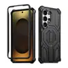 A NOSOTROS. Funda de teléfono tipo soporte Samsung S26Ultra Aplicable Transfronteriza Magnética S26Fe Protección Completa a Prueba de Tres Elementos 25U