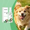 Spray de Cuidado Bucal para Mascotas Yegbong Contiene Extractos de Plantas que Son Suaves y No Dañan las Encías, Limpiando el Sarro y los Malos Olores