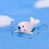 Miniatura de paisaje DIY decoraciones para acuario de bonsái, focas de dibujos animados de animales lindos, paisajismo con temática oceánica, accesorios de plástico PVC