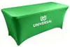 Funda de Mesa de Tela Elástica Leche de Seda Transfronteriza, Mantel de Spandex para Mesa Larga, Funda de Mesa para Evento al Aire Libre, Exposición, Conferencia, Banquete al por Mayor