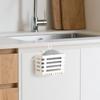 Cesta Pequeña Colgante Multifuncional Retráctil Caja de Almacenamiento para Bolsas de Especias en la Puerta Lateral del Refrigerador Cesta de Almacenamiento Hueca Colgante para la Puerta del Cajón del Gabinete