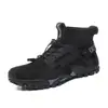 Sapatos de montanhismo ao ar livre Amazon Sapatos masculinos de rastreamento de tamanho grande Montanhismo de lazer ao ar livre Caminhadas Pesca Conjunto de pés Sapatos rasos