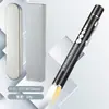 Luz Doble Fuente Pluma Pupil Luz Recargable Doctor Enfermera Acero Inoxidable Médico Examen Oral Luz de Pluma LED Linterna