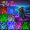 Luz de Ambiente para Coche USB, Luz de Colores Parpadeante Controlada por Sonido con Ventosa, Uso Multiescena para Habitación, Sala de Estar, Decoración de Dormitorio