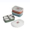Lonchera Tingli de Acero Inoxidable 304, Rellenable de Agua, Aislada, Sellada, Lonchera para Estudiantes, Compartimentos para Niños