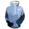 Abrigo de Manga Larga para Hombre Otoño Animación Impresión Digital 3D Sudadera Casual para Hombre y Mujer Traje de Béisbol Sudadera con Capucha