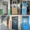 Porta de Aço para Escola Dormitório Prédio de Escritórios Porta Antifurto Porta de Sala de Aula Porta de Engenharia de Aço com Janela de Ar Ventilação Venda Direta de Fábrica