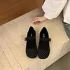 Sapatos Mary Jane Retro Franceses de Nicho com Bolinhas 2026 Nova Tendência da Moda de Verão Estilo Fada Suave