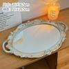 Espelho Espelho de Maquiagem Espelho de Vestir Celebridade da Internet Espelho Retrô Francês Ornamento de Mesa Bandeja de Exibição e Armazenamento de Joias Adereço para Fotos
