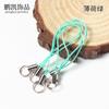 Accesorios para Joyería DIY Materiales Navideños Hechos a Mano Lanyard Doble Aro para Teléfono Accesorios para Teléfono Cuerda para Colgante de Joyería Venta al por Mayor