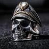 Europa e Estados Unidos anel de caveira Amazon transfronteiriço peça única rei oficial capitão abertura anel pulseira ajustável