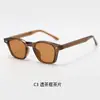 Óculos de Sol Design de Cor Contrastante Estilo Coreano para Mulheres, Armações de Óculos Retrô, Proteção Solar ao Ar Livre, Óculos de Direção Masculinos, Transfronteiriço