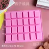 Molde de Silicona Cuadrado para Jabón Hecho a Mano Molde Cuadrado para Jabón de Aceite Esencial Molde para Pastel DIY Molde para Jabón Jabón Molde Resistente a Alta Resistencia