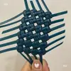 Material DIY tejido de ratán 5mm hilo plano de ratán pe tejido de ratán artificial bolsa mochila de plástico hecha a mano cesta de mano
