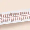 Unhas Postiças de Alta Qualidade Estilo Girly Temperamento Elegante Olho de Gato Estilo Irmã Real Iluminadora Arte para Unhas Curtas 30 unidades