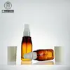 Botella de Aceite Esencial para el Cuidado del Cabello de Argán Marroquí de 40ml/70ml/100ml al por Mayor Botella de Loción con Bomba Botella de Aceite para el Cabello Vidrio