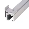 Riel Colgante Montado en la Pared Lateral Rueda Colgante para Puerta Corredera Puerta de Madera Cocina Puerta de Vidrio Riel de Polea Amortiguador Deslizante