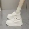 Nuevos Zapatos Blancos de Moda de Suela Gruesa para Mujer Verano 2026, Suela de Plataforma que Aumenta la Altura, Zapatos Casuales Versátiles Cómodos para el Día a Día, Tenis para Mujer