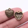 17X16Mm 1.2g Multicolor DIY Aleación de Zinc Accesorios para Joyería Corazón Corazón Corazón Colgante