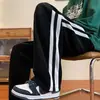 Calça jeans masculina de veludo cotelê, estilo high-street, estilo ins, versátil, perna reta, corte solto, casual, para primavera e outono