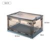 Caixa de Armazenamento de Roupas de Cinco Portas Caixa de Armazenamento de Roupas e Brinquedos Doméstica Guarda-Roupa Dobrável Transparente Caixa de Armazenamento de Plástico