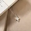 Diseño de Nicho Collar Asimétrico Starburst Plata de Ley 999 Lujo Ligero Colgante Minimalista de Gama Alta Cadena Versátil para Clavícula para Mujeres