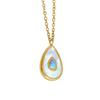 Estilo Pequeño de Fragancia Celebridad de Internet No se Desvanece Lujo Ligero ins Gota de Agua Conchas Marinas Blancas Collar Transfronterizo Joyería de Acero de Titanio Joyería No Desvanecible