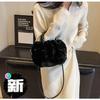 Nuevo Bolso de Mano de Felpa con Forma de Calabaza, Bolso de Hombro a la Moda y Versátil Estilo Nube con Piel Sintética y Diseño Plisado