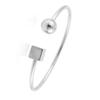 Joias Transfronteiriças Pulseira da Moda com Fivela de Diamante Pulseira de Aço Titânio que Não Desbota Pulseira de Aço Inoxidável Trevo de Quatro Folhas para Meninas
