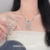 Ojo de DiabloCollar de Perlas con Borla para Ojos Fresco y Audaz para Mujer, Exagerado y Único Elegante, Collar Versátil y Exquisito