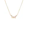 Collar de perlas de cristal Nala para mujer, cadena para la clavícula de diseño de nicho de lujo ligero, accesorio de alta gama, collar simple y versátil