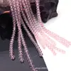 Cuentas Planas de Vidrio de 6 mm para Manualidades Hechas a Mano Cuentas Sueltas Accesorios para Joyería Cuentas de Rueda de Cristal Pendientes Hechos a Mano DIY
