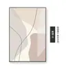 Pintura Decorativa Abstracta Morandi Estilo Crema Pintura de Pared para Sala de Estar Fondo de Sofá Arte Minimalista Sentido de Alta Gama Mural para Recibidor