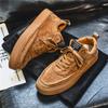 Zapatillas de deporte de estilo británico para hombre, nuevas zapatillas bajas retro de primavera y otoño, zapatos deportivos casuales, zapatos de moda de color sólido para hombre.